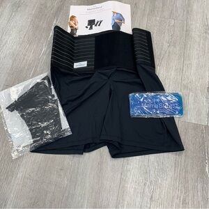 Mama Strut Postpartum Support Shorts In Black